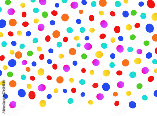 Bright colourful confetti.