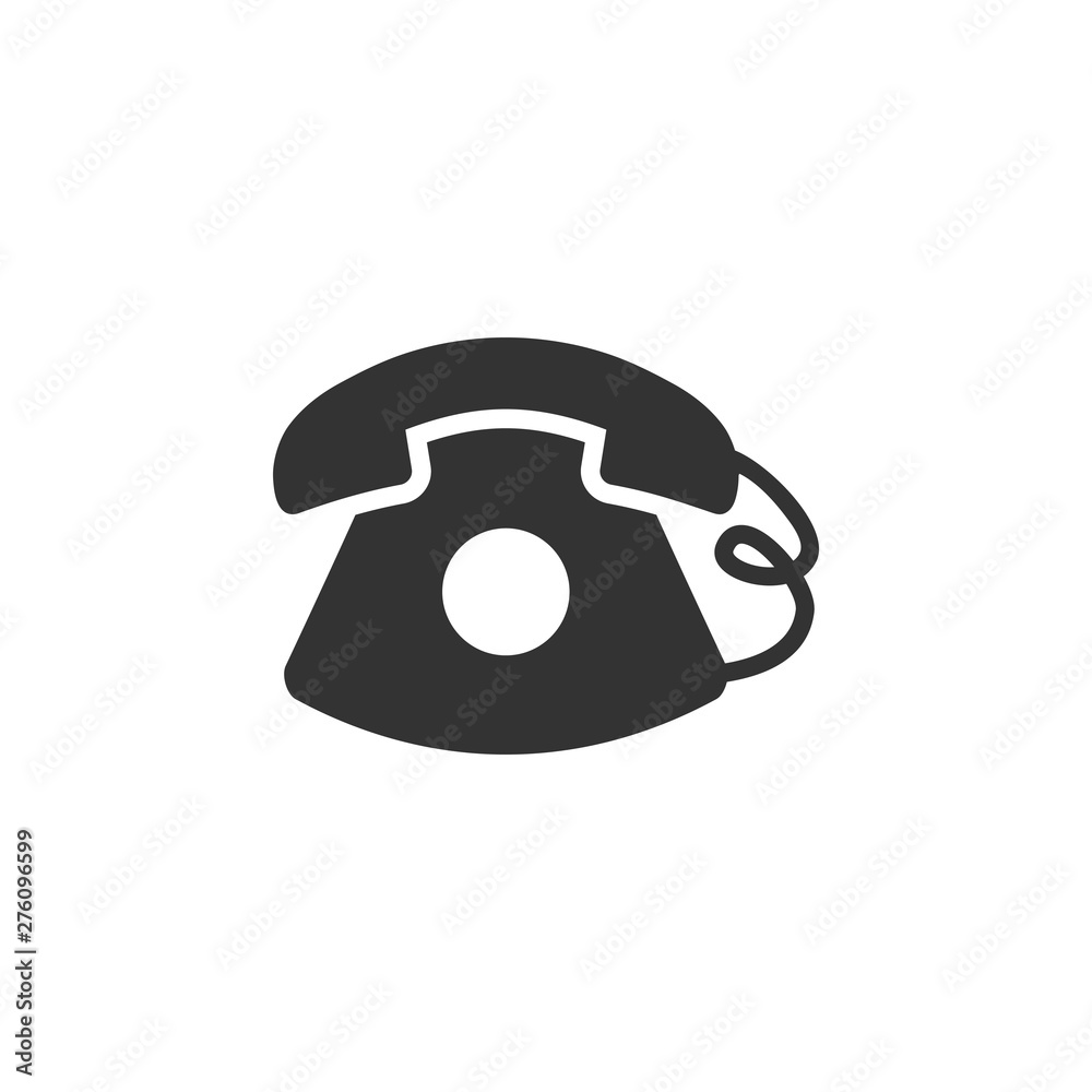 Classic phone icon graphic design template vector isolated Classic phone icon graphic design template vector isolated