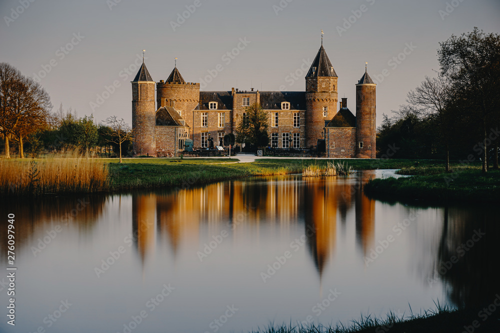 Naklejka premium Kasteel (Burg) Westhove, Domburg, Zeeland, Niederlande