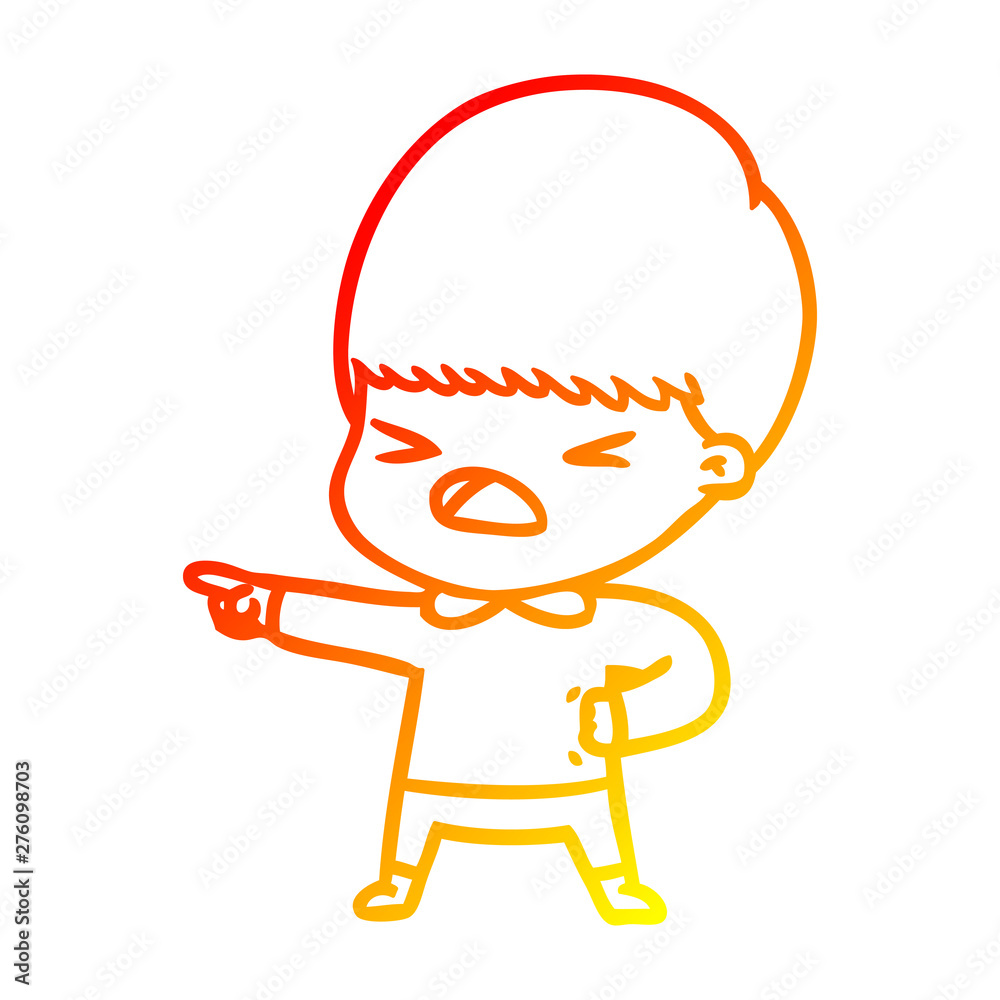 warm gradient line drawing cartoon stressed man warm gradient line drawing cartoon stressed man