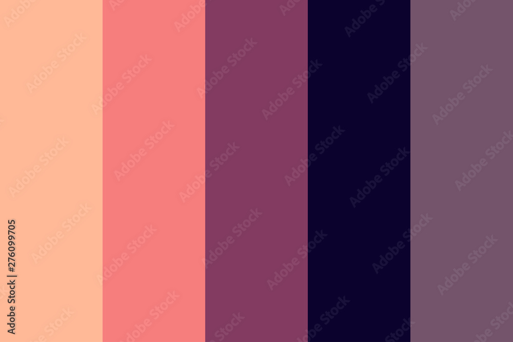 color schemes combinations palettes. Illustration CMYK colors for print