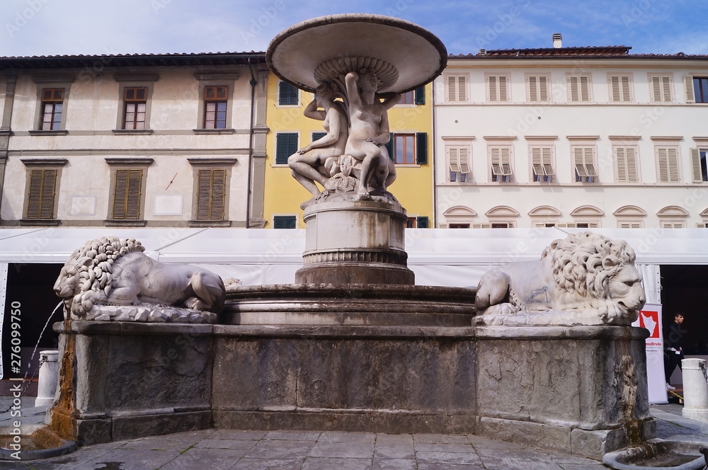 Obraz premium Naiadi fountain, Empoli, Tuscany, Italy