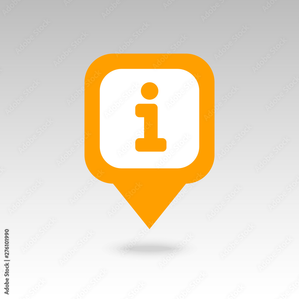 Information pin map icon. Map pointer. Map markers Information pin map icon. Map pointer. Map markers