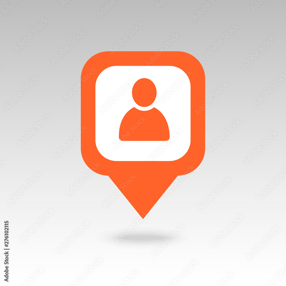 Location people pin map icon. Map pointer Location people pin map icon. Map pointer