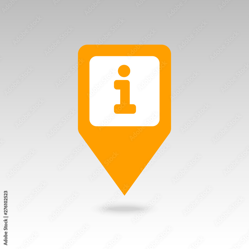 Information pin map icon. Map pointer. Map markers Information pin map icon. Map pointer. Map markers