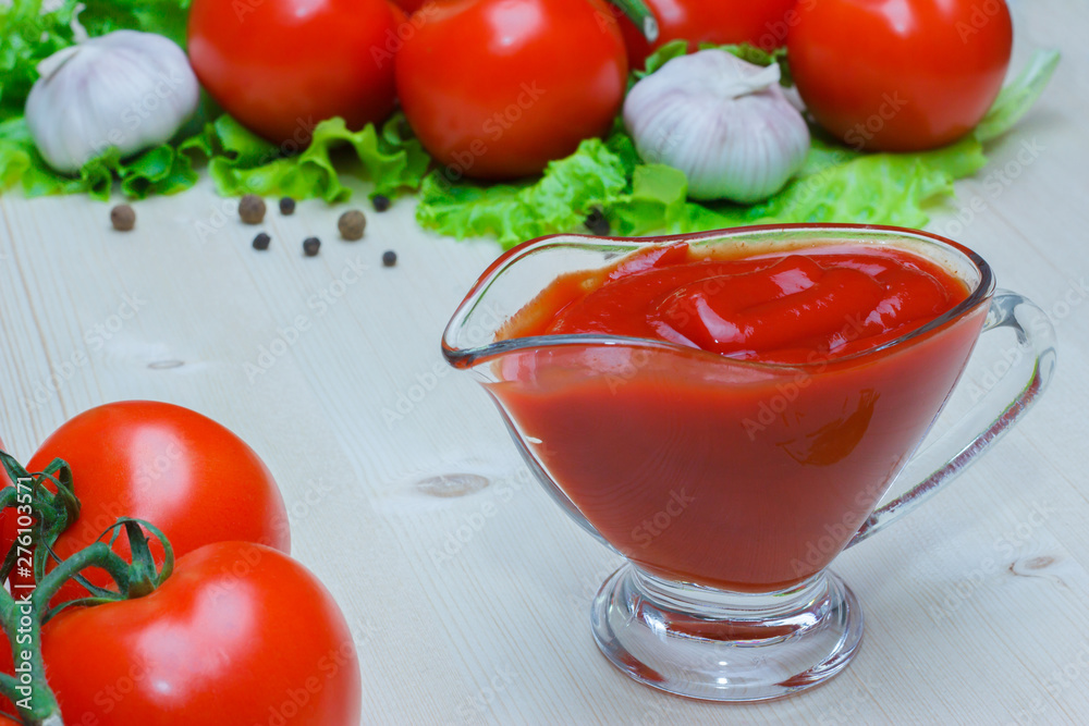 red tomatoes closeup with garlic and sauce and pepper red tomatoes closeup with garlic and sauce and pepper