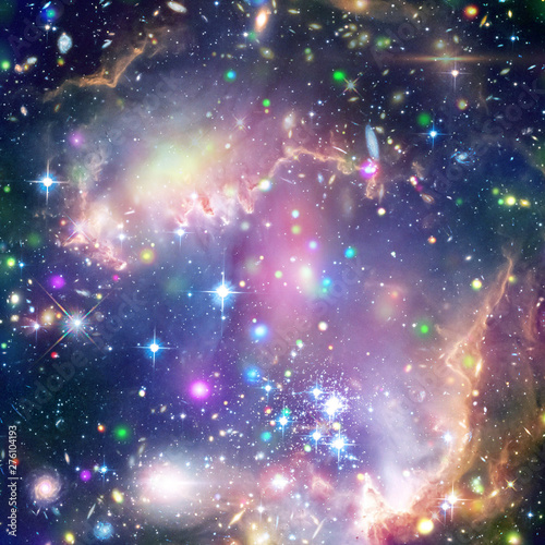 Galaxy and light. The elements of this image furnished by NASA. © wowinside