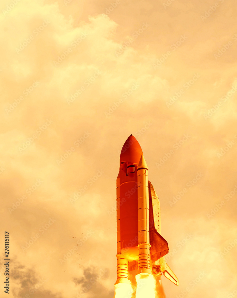 Rocket. The elements of this image furnished by NASA. Rocket. The elements of this image furnished by NASA.