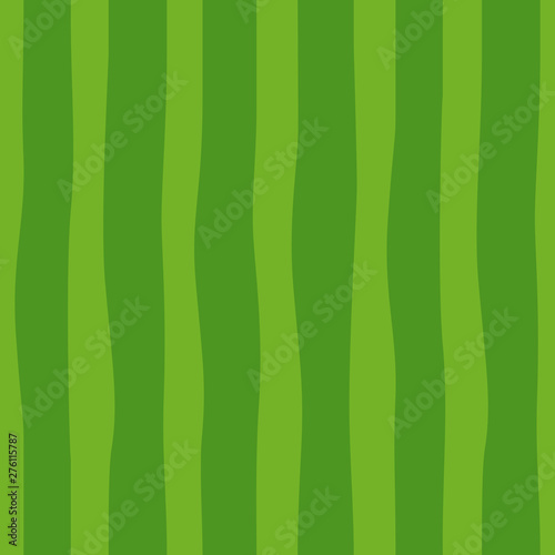 Abstract seamless pattern of smooth vertical green lines, watermelon texture.