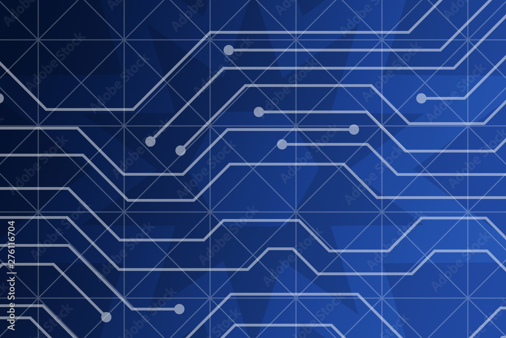 Fototapeta premium abstract, blue, technology, design, business, wallpaper, light, digital, wave, illustration, line, curve, lines, pattern, computer, gradient, backdrop, backgrounds, texture, graphic, internet, futuris