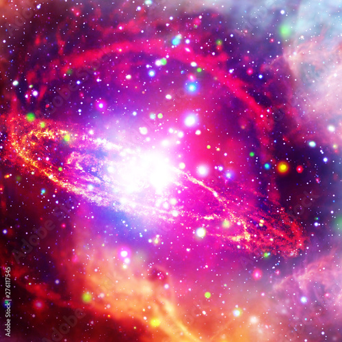 Fototapeta Naklejka Na Ścianę i Meble -  Glaxies and nebula in deep space. Star cluster. The elements of this image furnished by NASA.