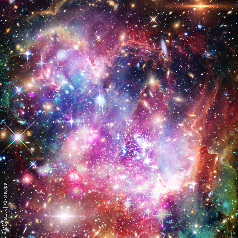 Fototapeta Galaxy, nebula and gas. The elements of this image furnished by NASA.