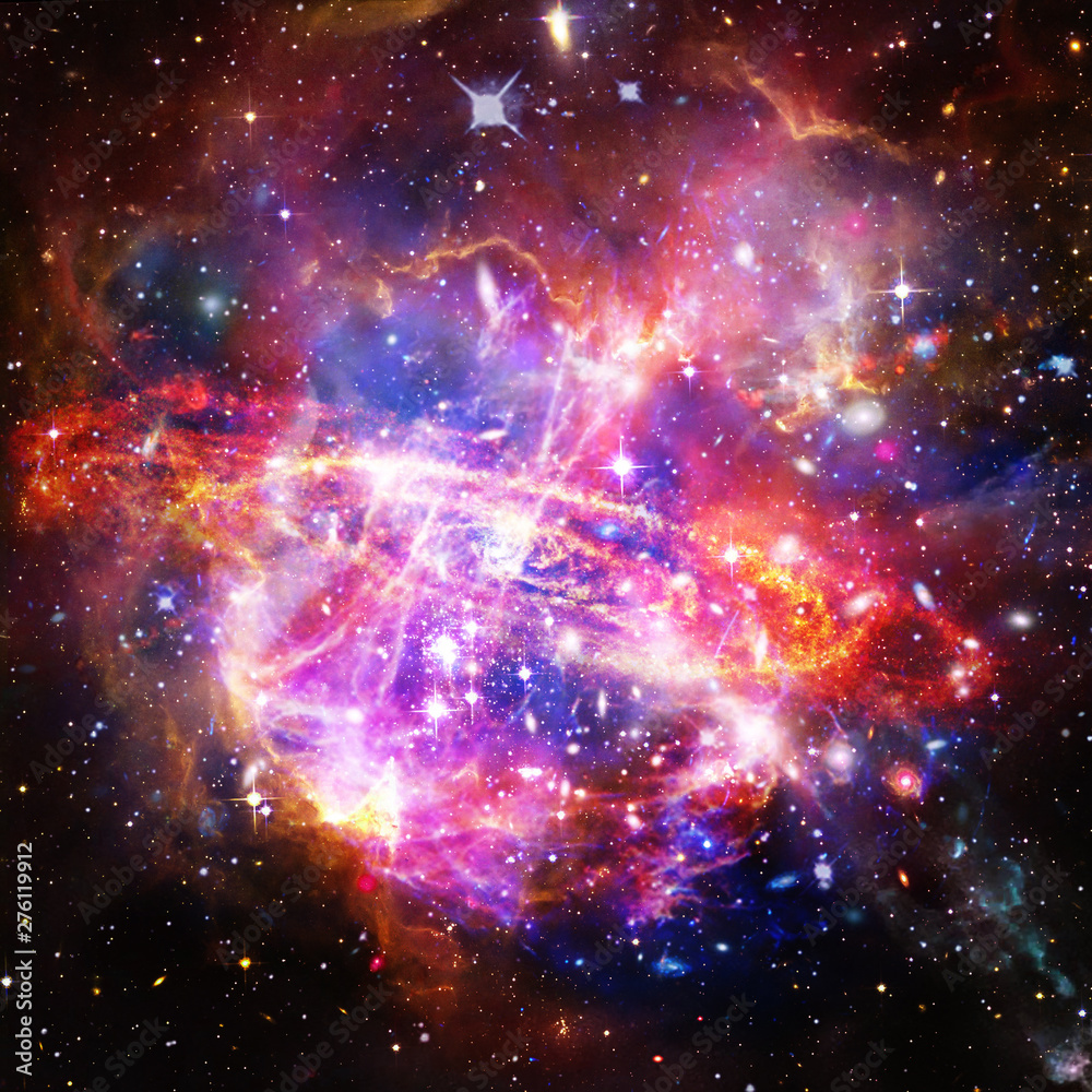 Galaxy and stars. The elements of this image furnished by NASA.