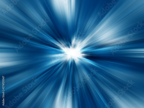 Starburst Blue Light Beam Abstract Background 