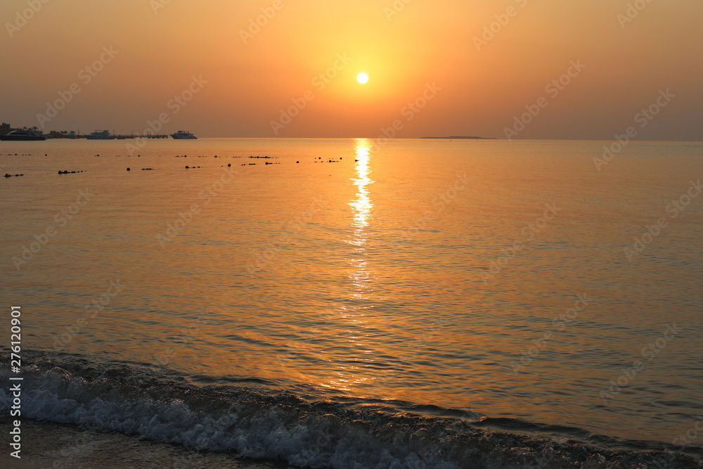 sunset on the beach sunset on the beach