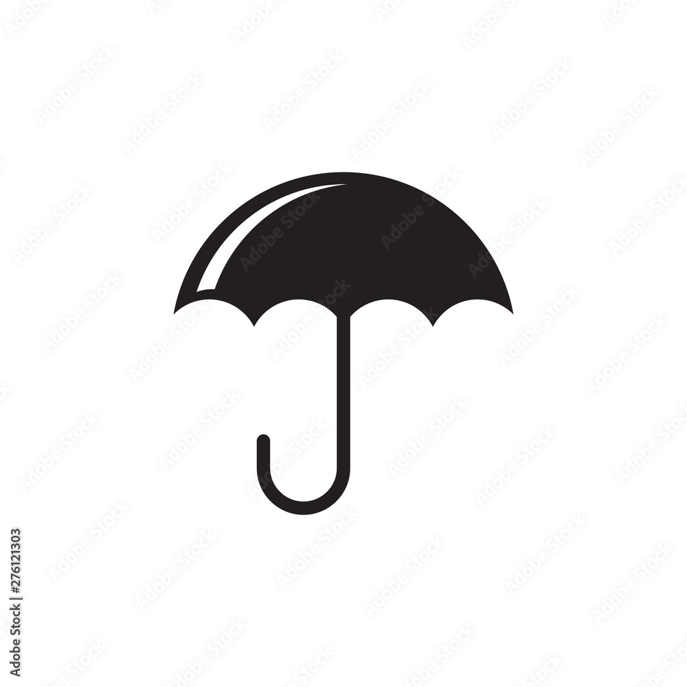 Umbrella icon logo design vector template Umbrella icon logo design vector template