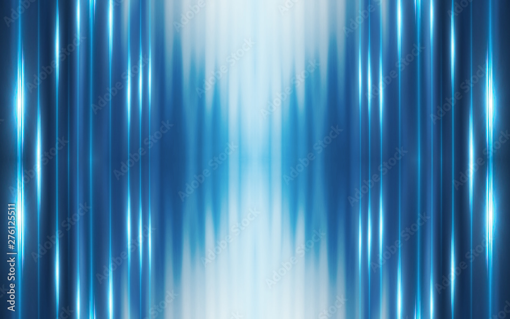 Dark abstract futuristic background. Neon lines glow. Neon lines, shapes. Blue glow Dark abstract futuristic background. Neon lines glow. Neon lines, shapes. Blue glow