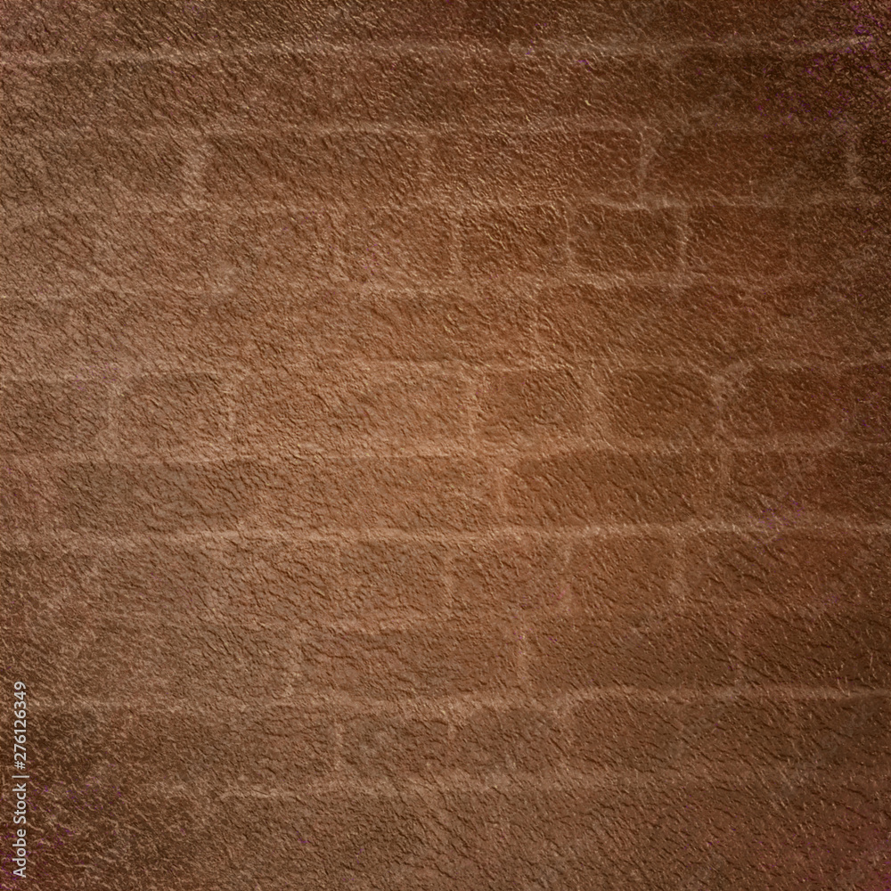 Fototapeta premium brown brick wall background texture