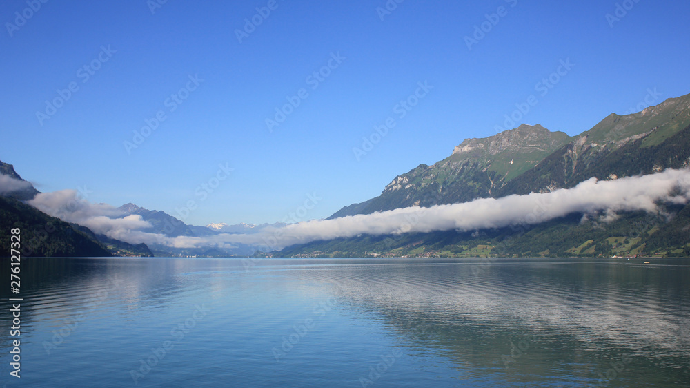 Mount Augstmatthorn, Switzerland. Lake Brienz.