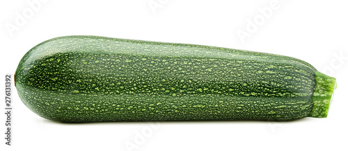 zucchini isolated on white background, clipping path, full depth of field photo