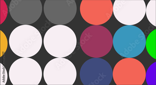 Modern vector illustration, bright colours, abstract and geometric shapes, as well as three-dimensional elements. This template can be used in the design of packages, book covers and music albums.