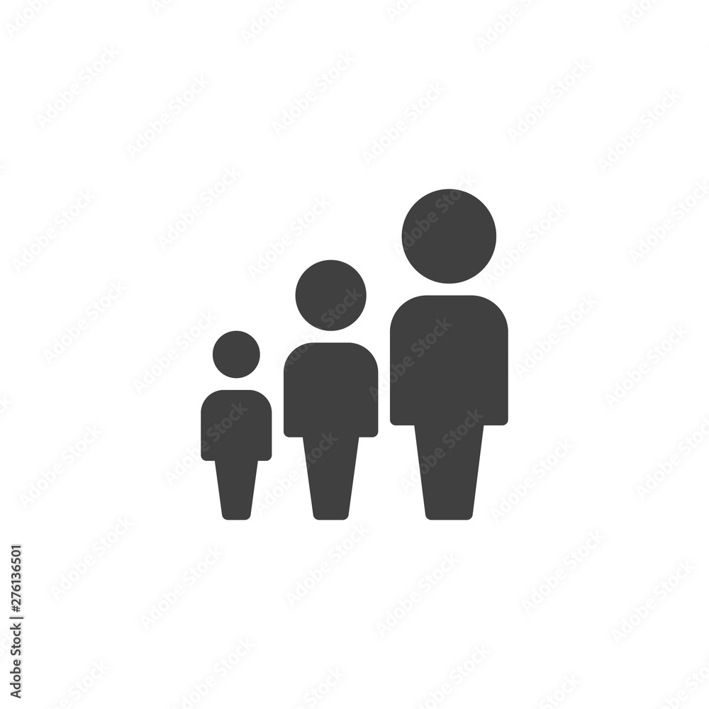 Group of three people vector icon. Team filled flat sign for mobile concept and web design. Work Group, leadership glyph icon. Symbol, logo illustration. Vector graphics Group of three people vector icon. Team filled flat sign for mobile concept and web design. Work Group, leadership glyph icon. Symbol, logo illustration. Vector graphics