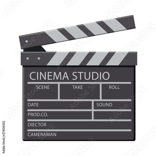 Isolated object of cinema and theater sign. Set of cinema and entertainment stock vector illustration.