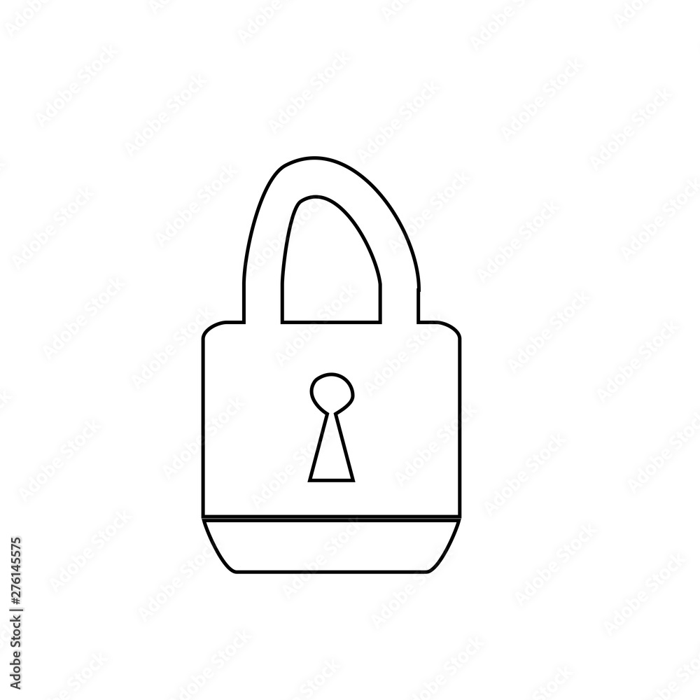 Lock icon. Internet privacy sign Lock icon. Internet privacy sign