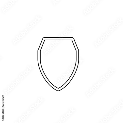 Medical shield icon. Hospital symbol