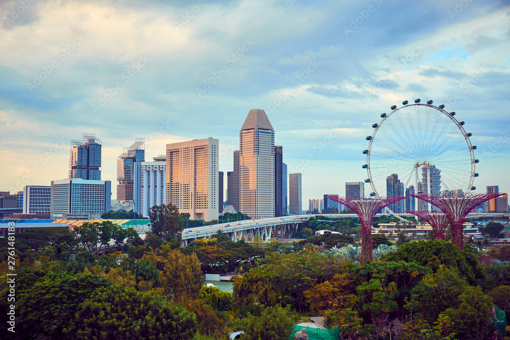 Obraz premium Gardens by the Bay in Singapore