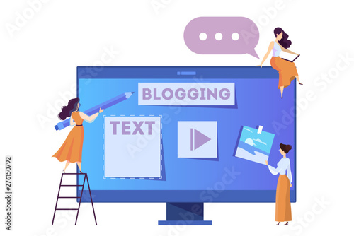 Blogging concept