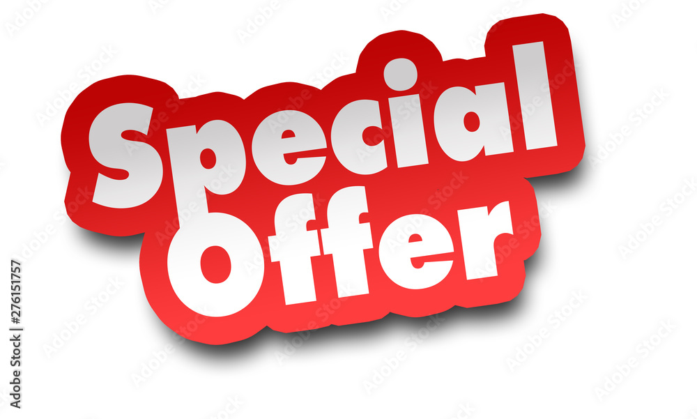 special offer concept 3d illustration isolated special offer concept 3d illustration isolated