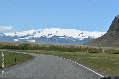 Snaefellsjökull Mountain in Snaefellsjökull National Park at Snaefellsnes Peninsula in Iceland