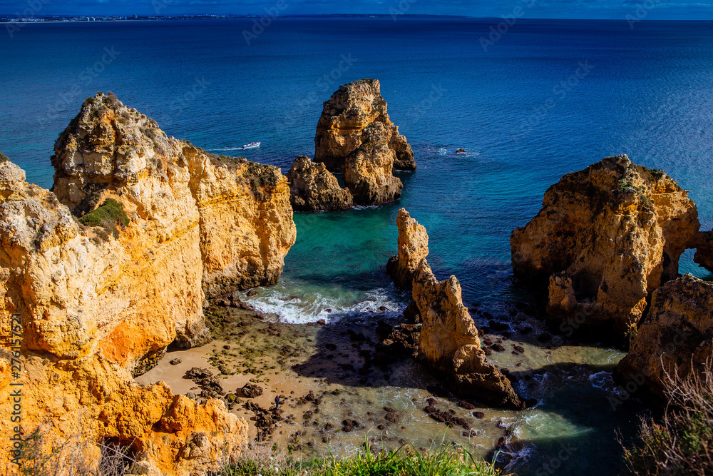 Ponta da Piedade cliffs, Algarve, Portugal