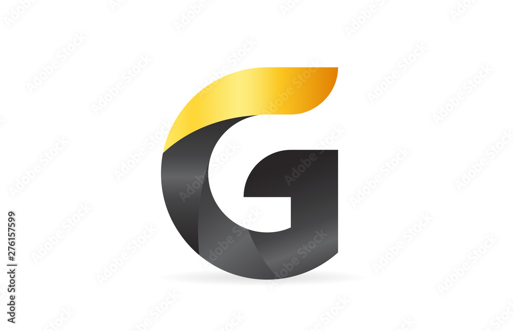 yellow letter g