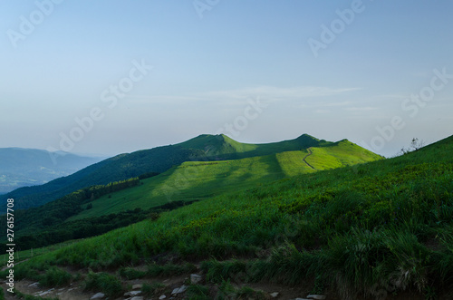 Fototapeta Naklejka Na Ścianę i Meble -  bieszczady panorama połonin