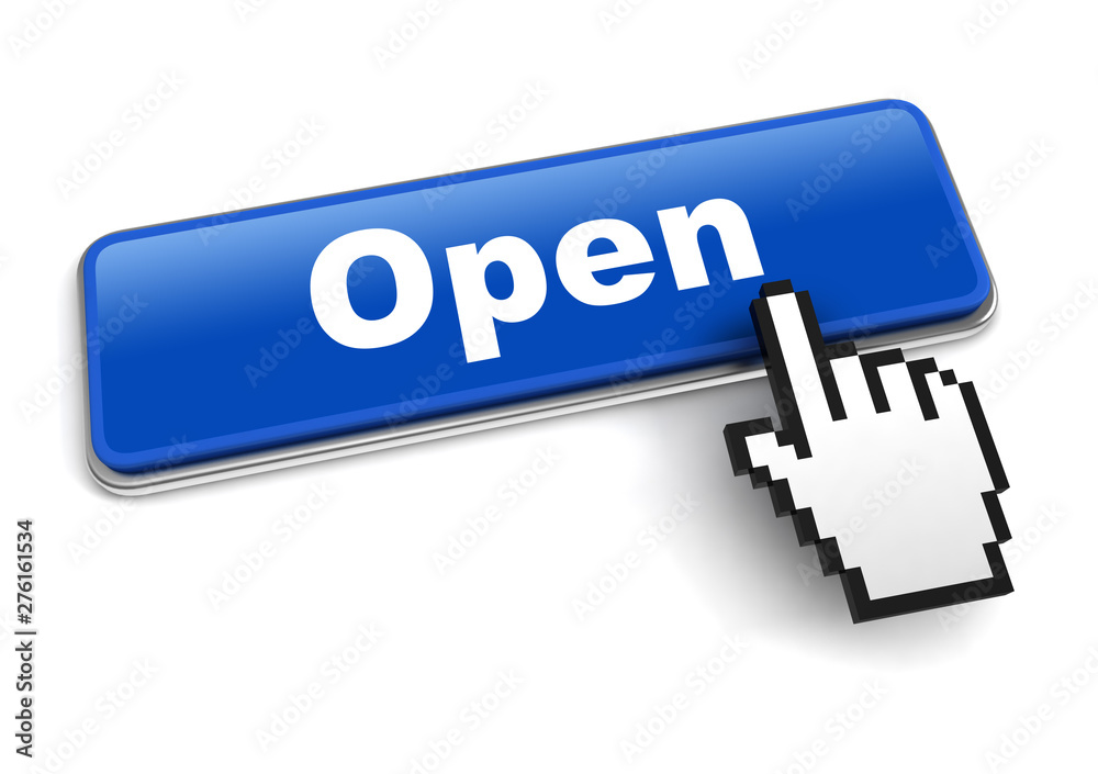 open concept 3d illustration isolated open concept 3d illustration isolated