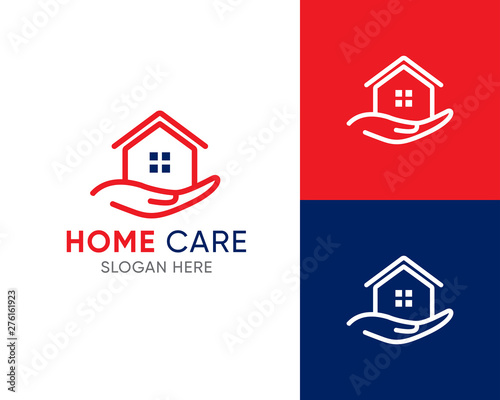 House Care logo Template, Medical House Logo