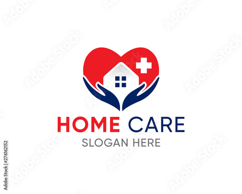 House Care logo Template, Medical House Logo