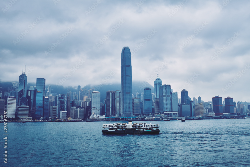 Fototapeta premium Hong Kong skyline