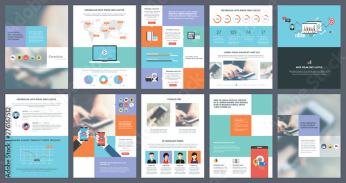 Business annual report creative design. Report template and presentations. Brochure creative design.