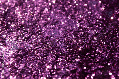 glitter scattered background. brilliance. close-up