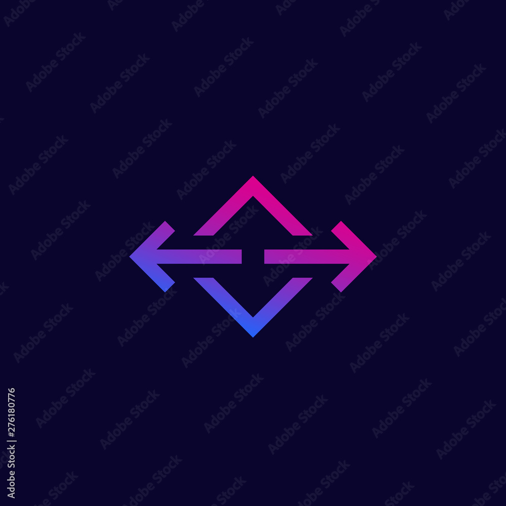 arrows-pointed-in-two-directions-vector-icon-for-web-stock-vector