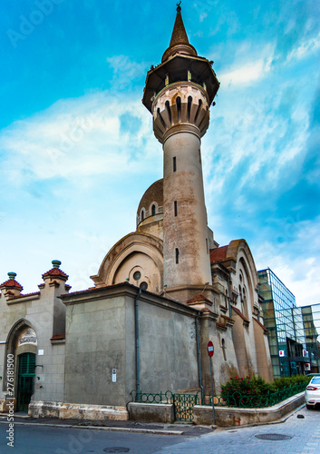 Great Mahmudiye Mosque built by King Carol I, monument of architecture and religion in Constanta, Romania photo