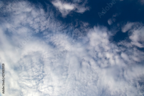 Beautiful clouds against th...
