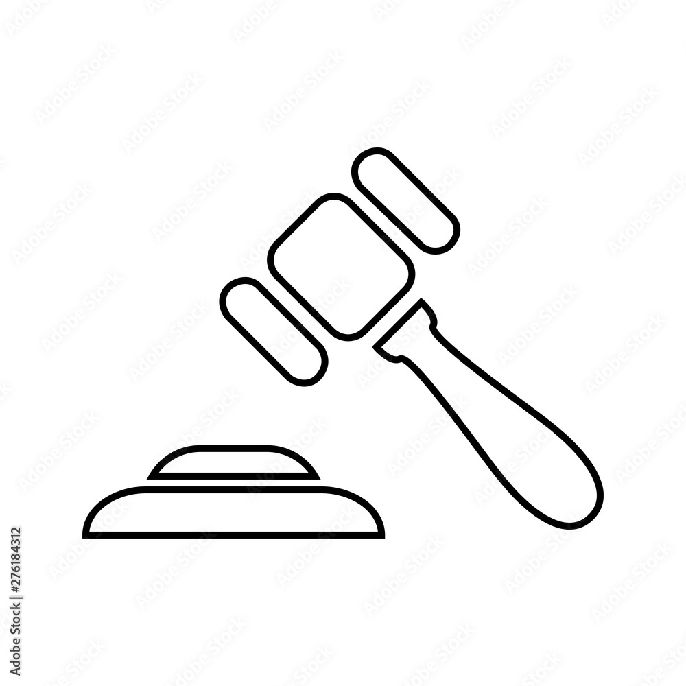 Gavel icon vector. Gavel symbol illustration for web site Computer and mobile vector. Gavel icon vector. Gavel symbol illustration for web site Computer and mobile vector.