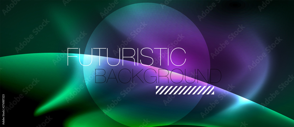 Glowing shiny light abstract background
