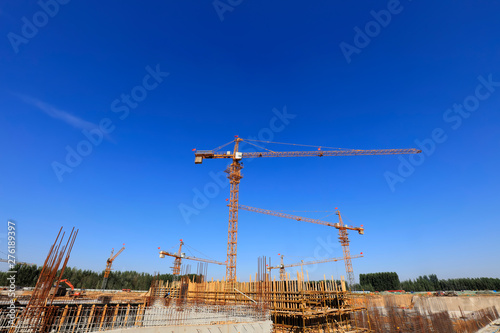 Construction site scene