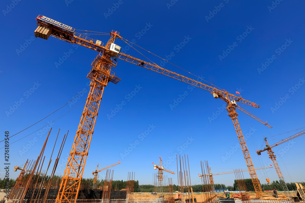 Construction site scene