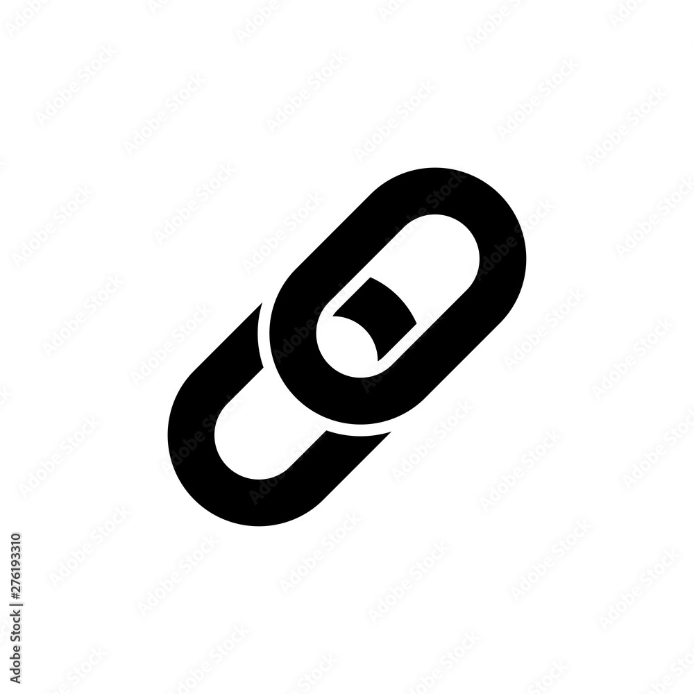 Chain Link Icon Vector Illustration - Vector Chain Link Icon Vector Illustration - Vector